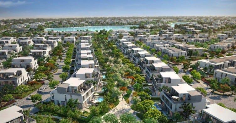 Most popular areas to rent townhouses in Dubai