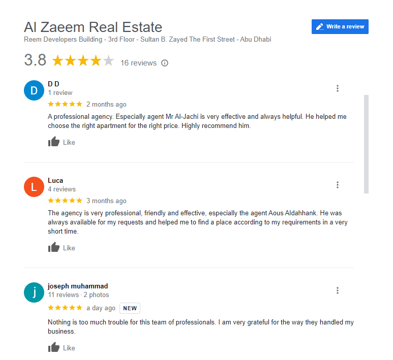 Al Zaeem Reviews