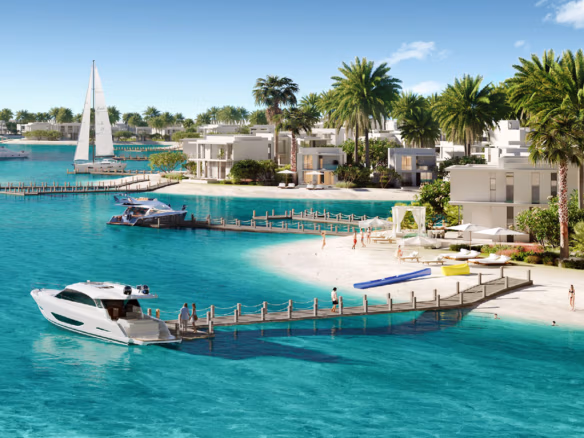 Ramhan Island property investment guide featuring waterfront villas and marina living in Abu Dhabi
