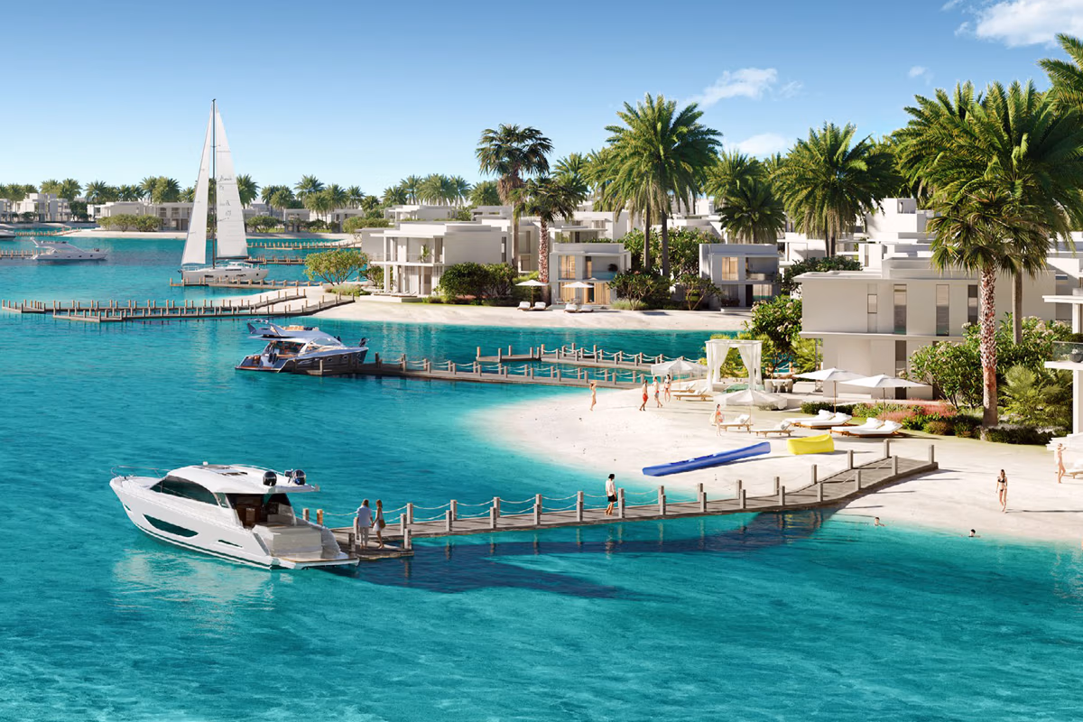 Ramhan Island property investment guide featuring waterfront villas and marina living in Abu Dhabi