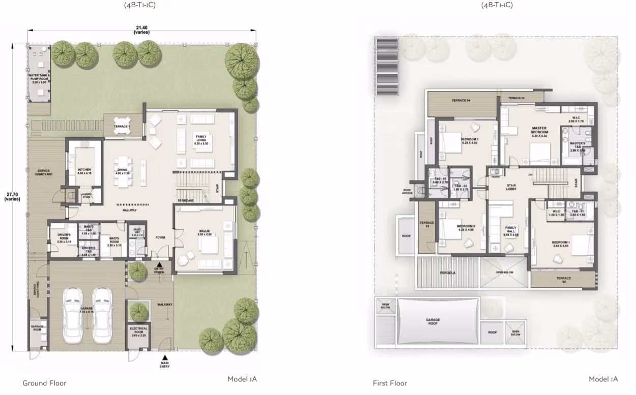 West Yas Floor Plan Model 1A