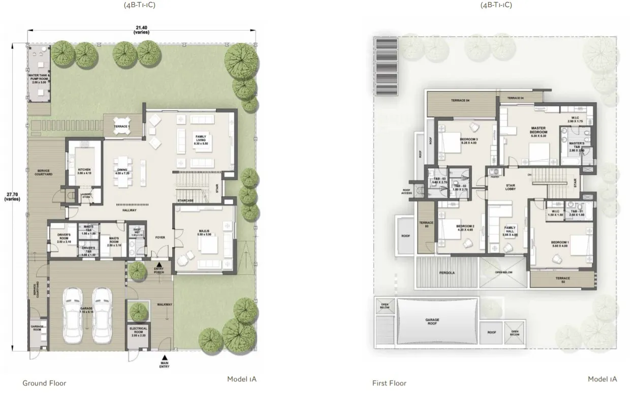 West Yas Floor Plan Model 1A
