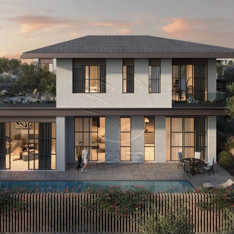 Modern house with outdoor pool