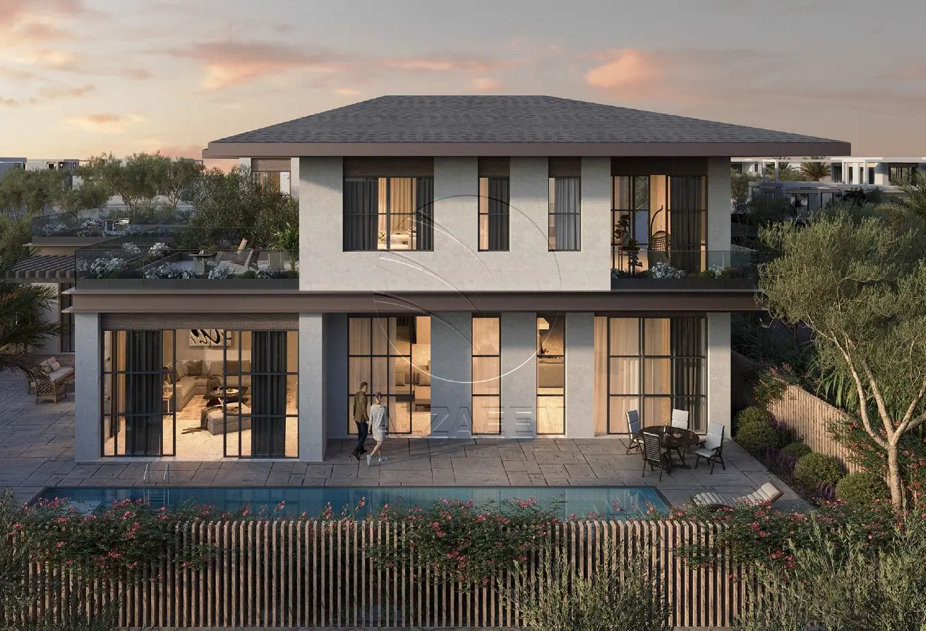 Modern house with outdoor pool