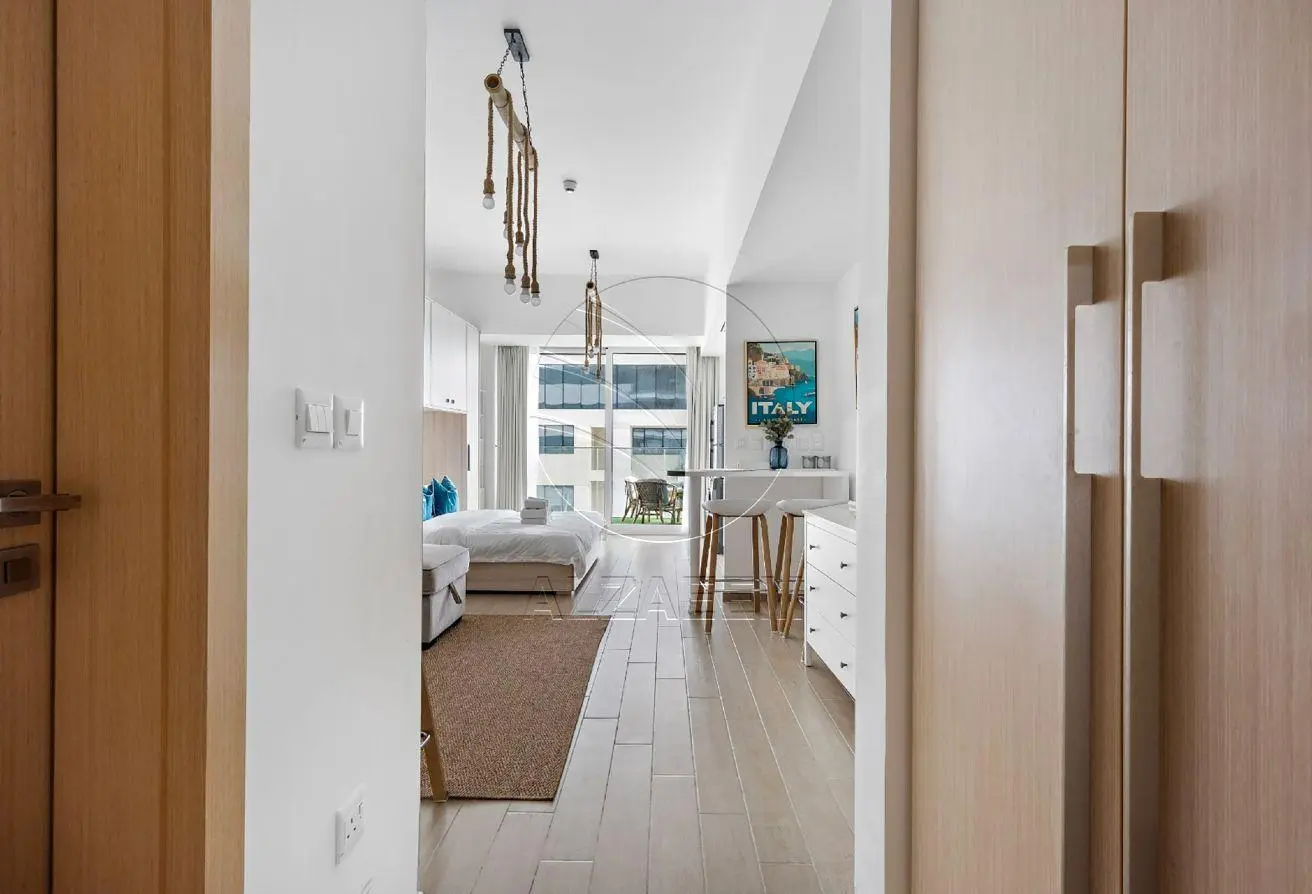 Furnished Studio with partial Canal and Golf View