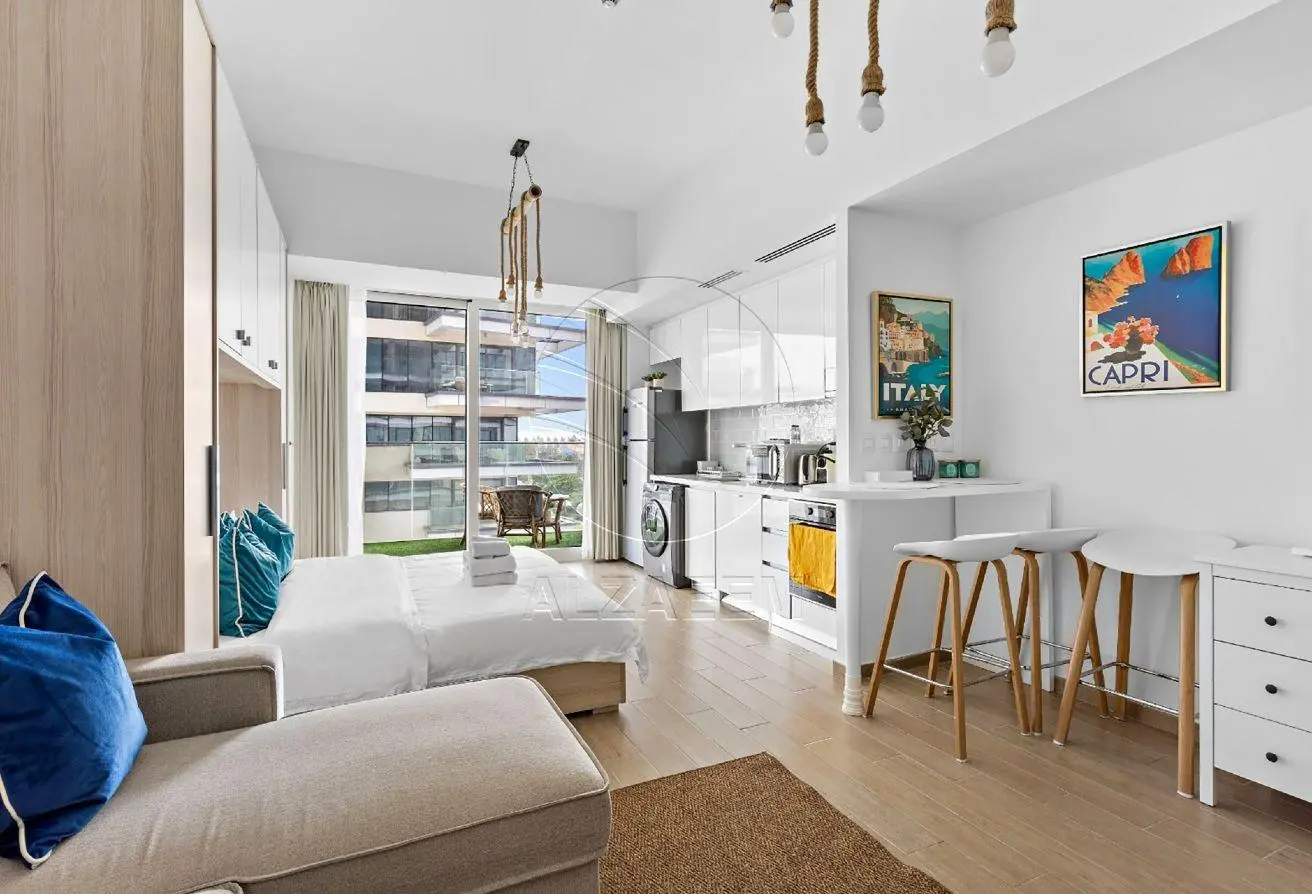 Furnished Studio with partial Canal and Golf View
