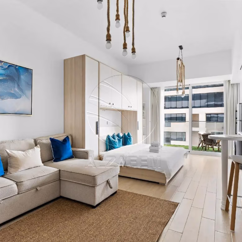 Furnished Studio with partial Canal and Golf View