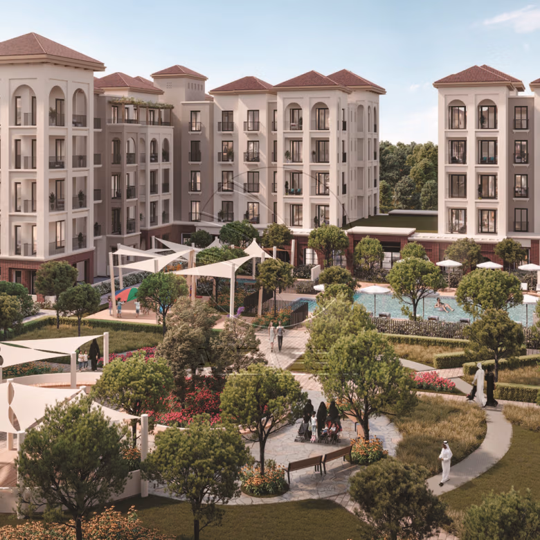 GRANADA at Bloom Living is situated in Zayed City, conveniently close to Abu Dhabi International Airport.