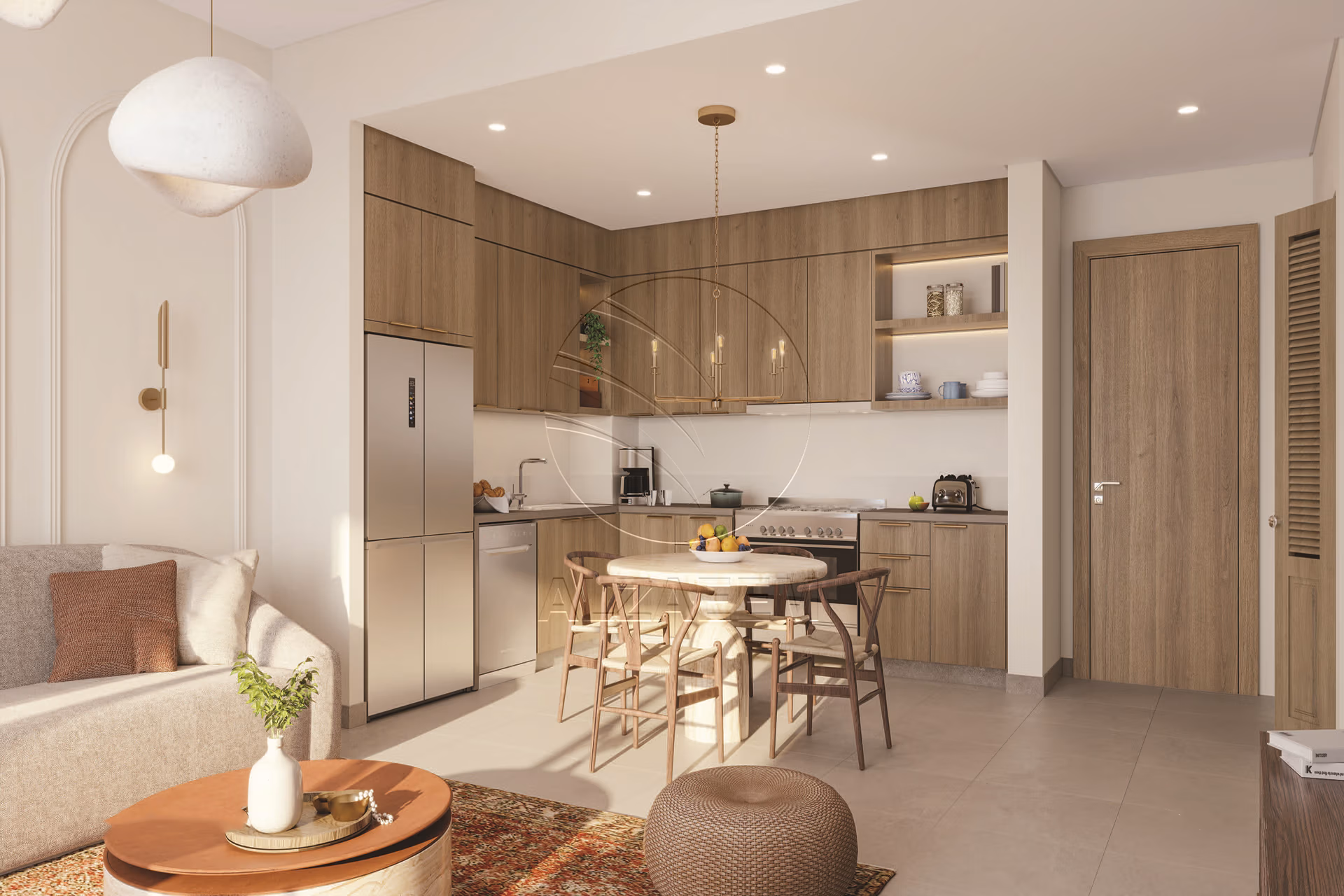 GRANADA at Bloom Living is situated in Zayed City, conveniently close to Abu Dhabi International Airport.