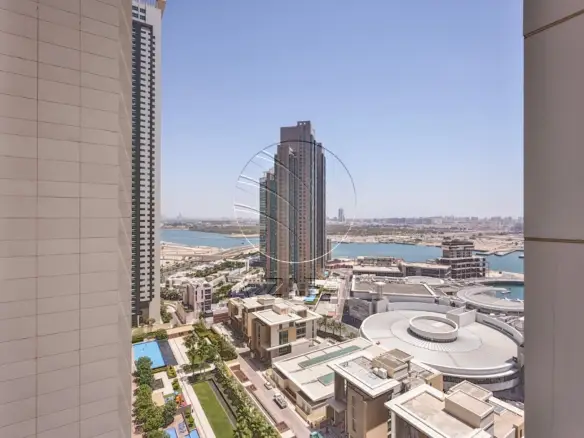 Apartment for sale in Burooj Views, Marina Square. Rented till 14/07/2026 | Price Dropped | High Floor | Balcony | Open kitchen with window