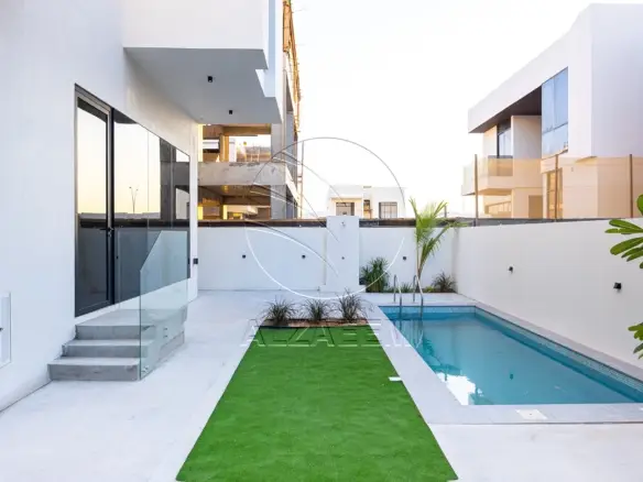 5BR Villa | Brand New | Private Pool | with Elevator | Move-in Ready. Villa for Rent in Lea, Yas Acres
