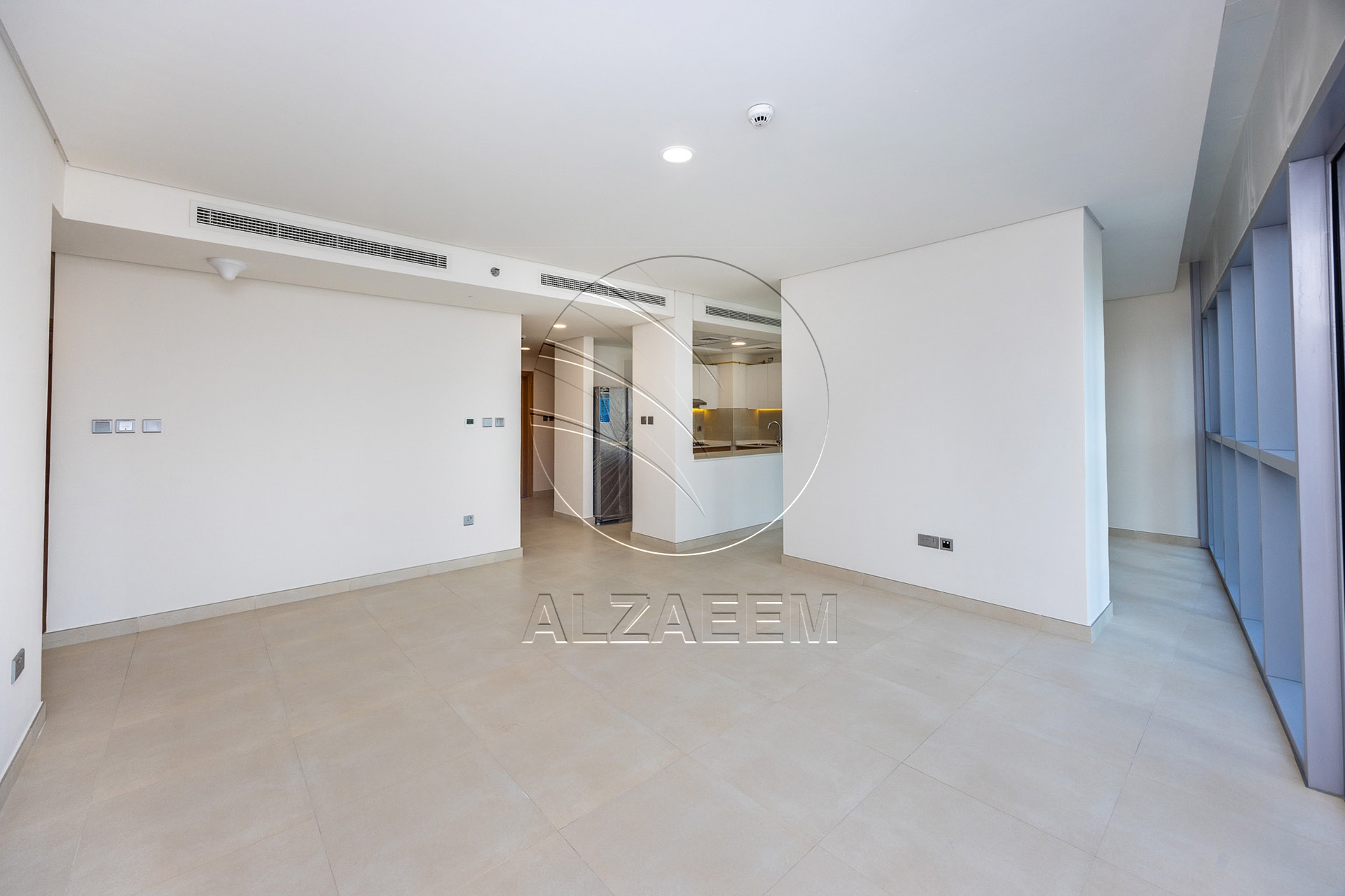 Apartment for Rent in Radiant Viewz Towers, City of Lights. Corner 3BR | Pool and Partial Mangrove Views