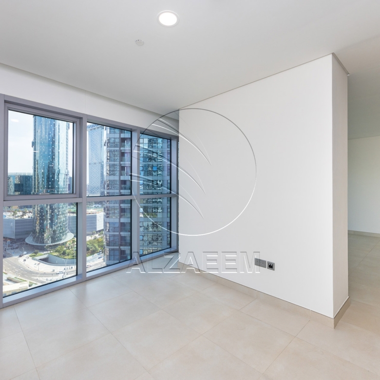 Apartment for Rent in Radiant Viewz Towers, City of Lights. Corner 3BR | Pool and Partial Mangrove Views