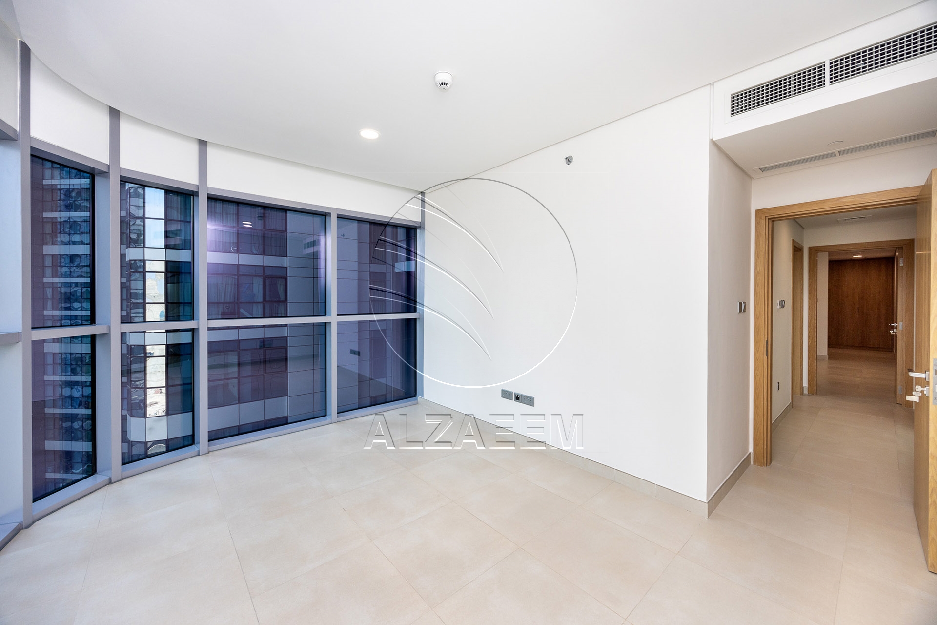 Apartment for Rent in Radiant Viewz Towers, City of Lights. Corner 3BR | Pool and Partial Mangrove Views
