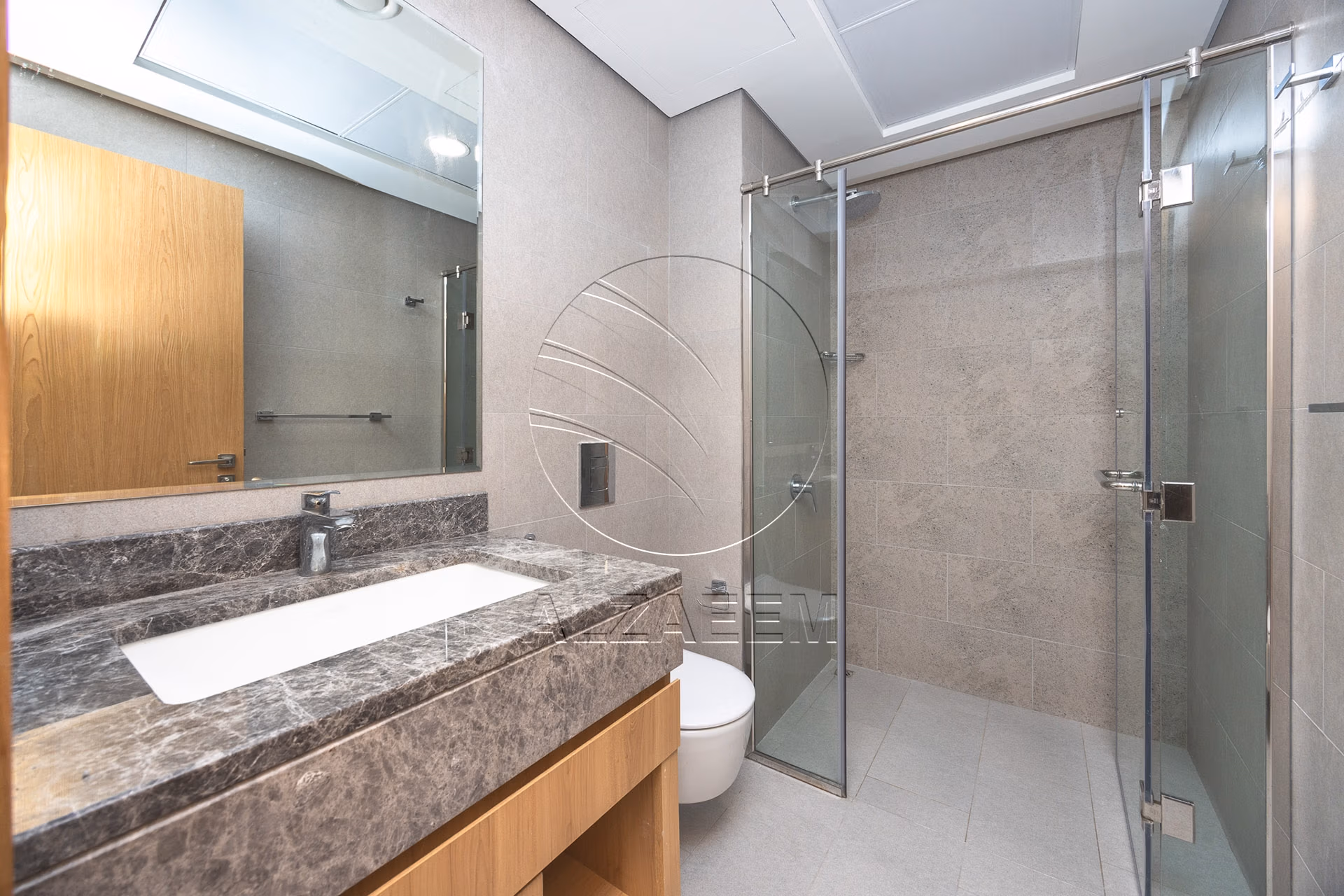 Apartment for Rent in Radiant Viewz Towers, City of Lights. Corner 3BR | Pool and Partial Mangrove Views