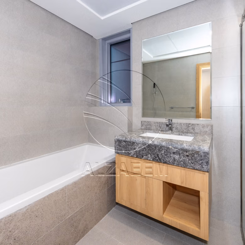 Apartment for Rent in Radiant Viewz Towers, City of Lights. Corner 3BR | Pool and Partial Mangrove Views