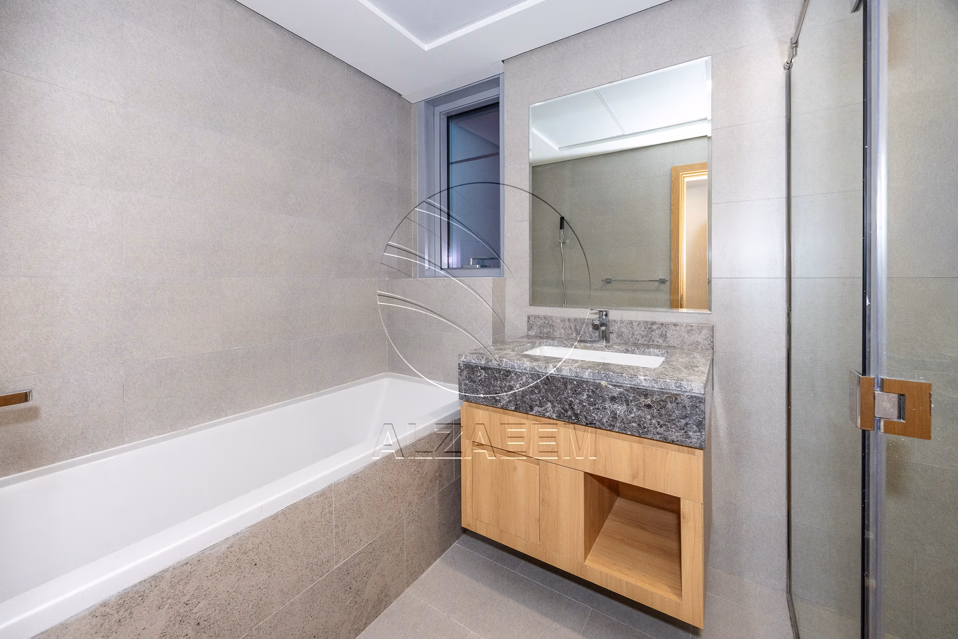Apartment for Rent in Radiant Viewz Towers, City of Lights. Corner 3BR | Pool and Partial Mangrove Views