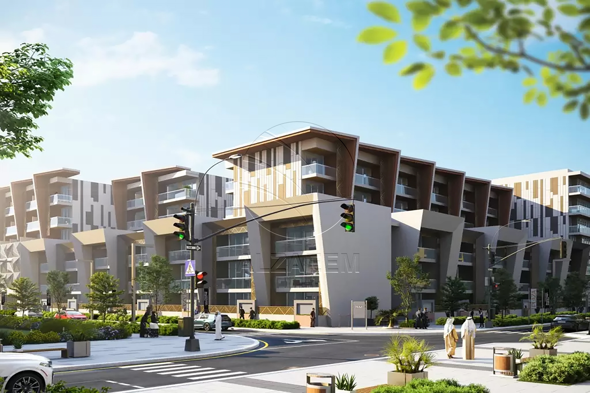 Townhouse for sale in Plaza, Masdar City. Furnished Triplex Eco Friendly + Energy Efficient