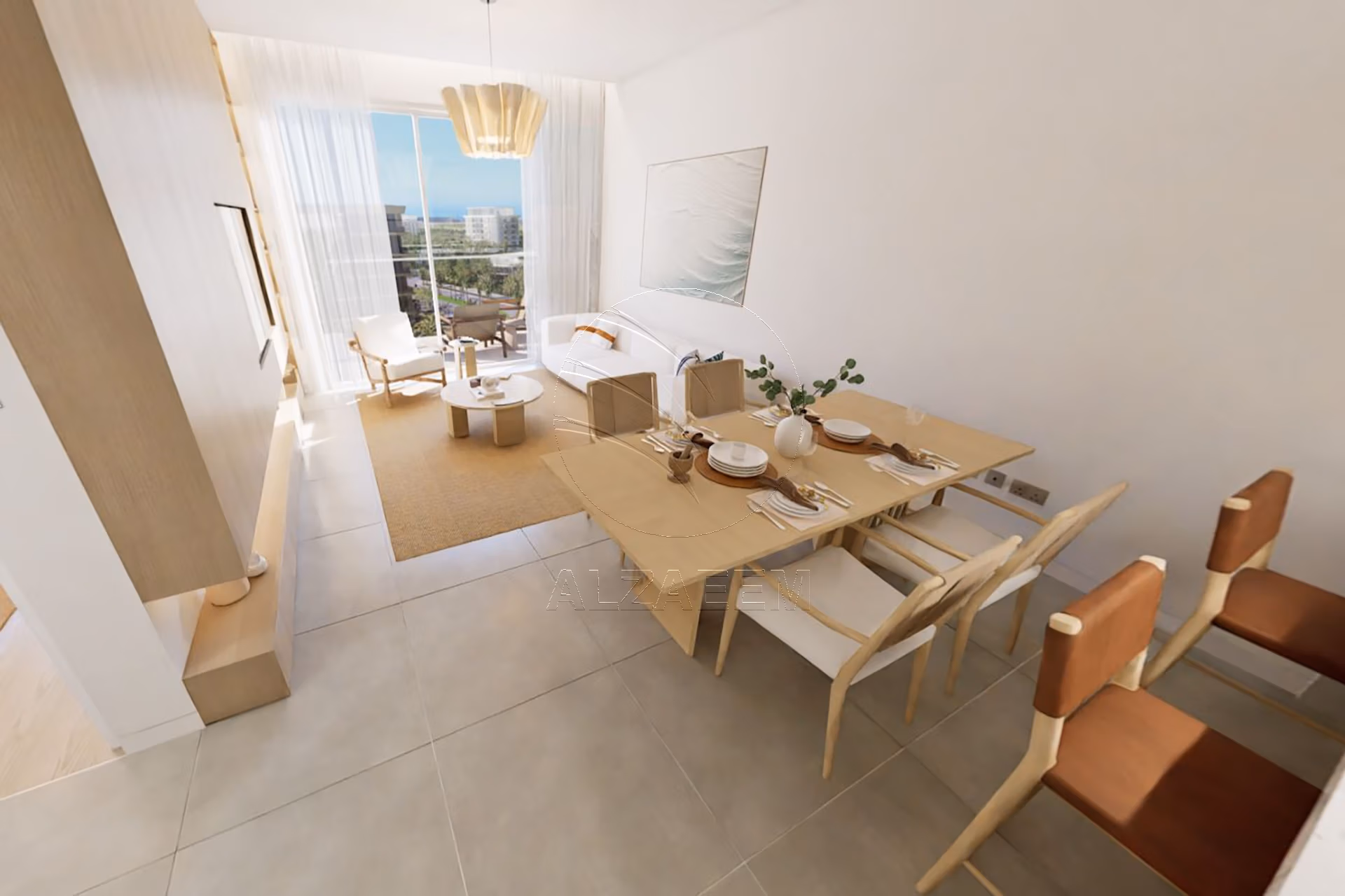 Apartment for sale in Fahid Beach Terraces, Fahid Island. Partial Sea View | LOW Premium | High Level