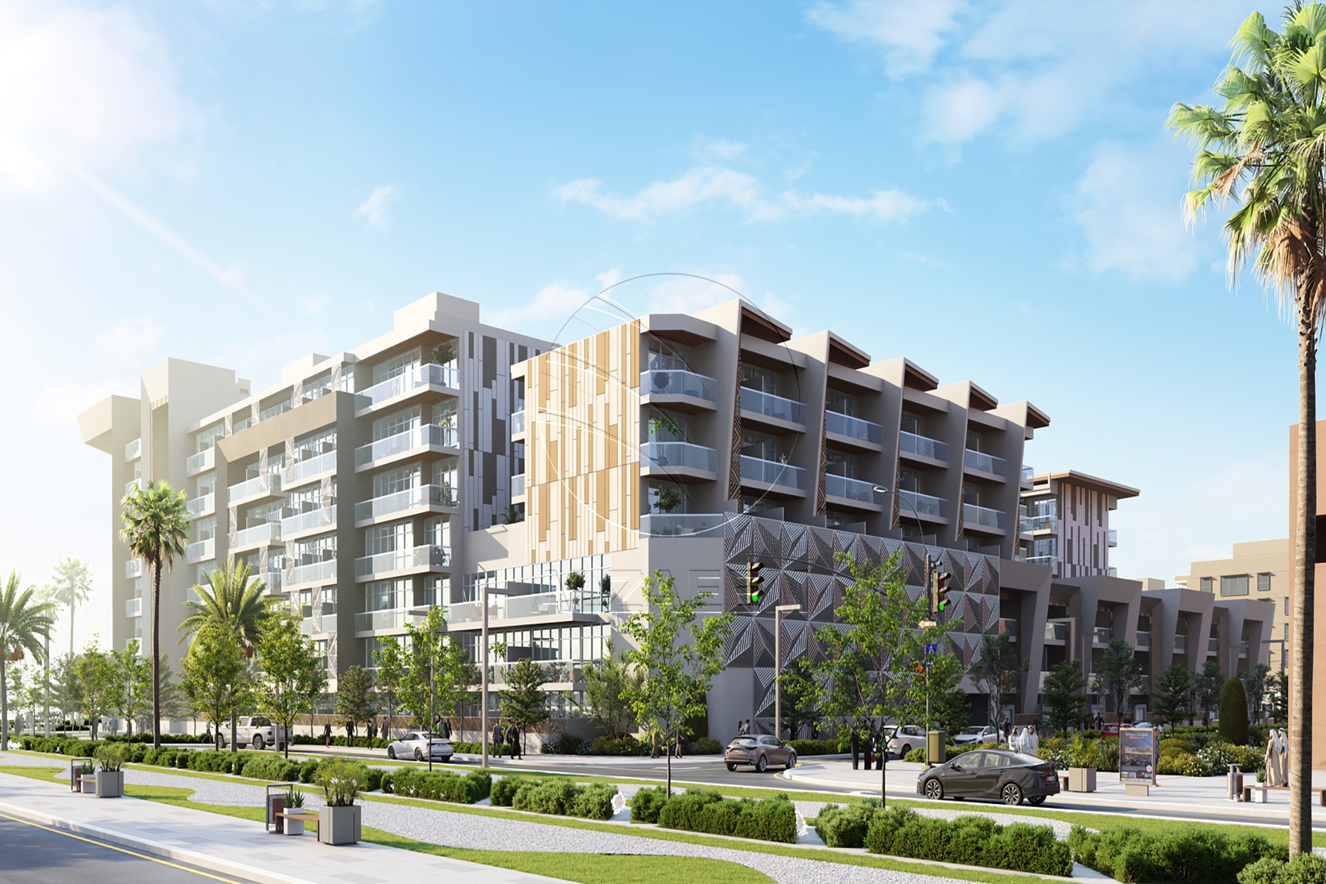 Townhouse for sale in Plaza, Masdar City. Furnished Triplex Eco Friendly + Energy Efficient
