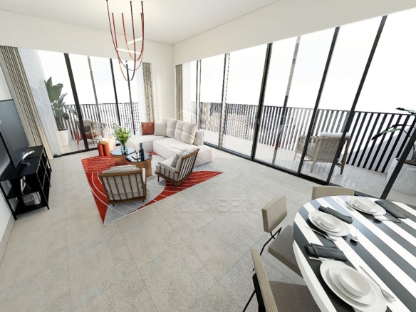 Corner 3BR+M | Low Premium | 2 Balconies