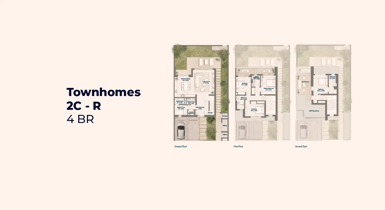 4BR Townhomes 2C R