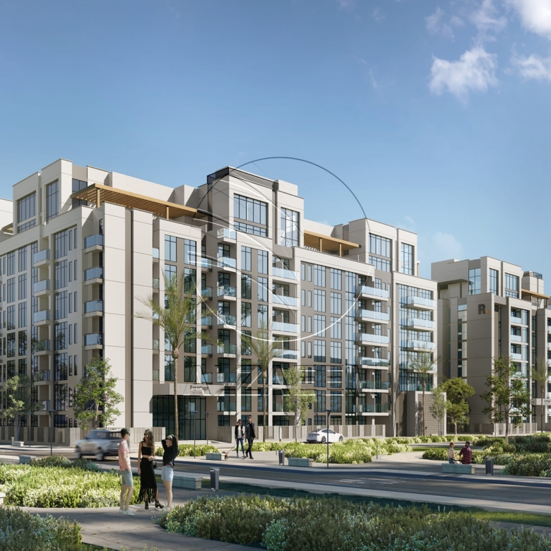 Modern Design | with Balcony | Road View. Apartment for sale in Royal Park, Masdar City