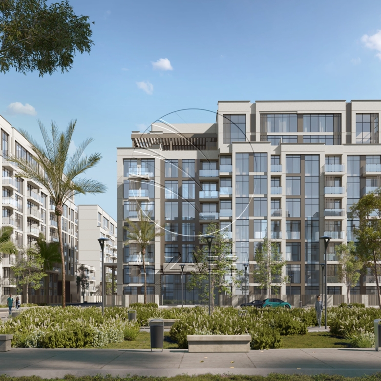 Modern Design | with Balcony | Road View. Apartment for sale in Royal Park, Masdar City