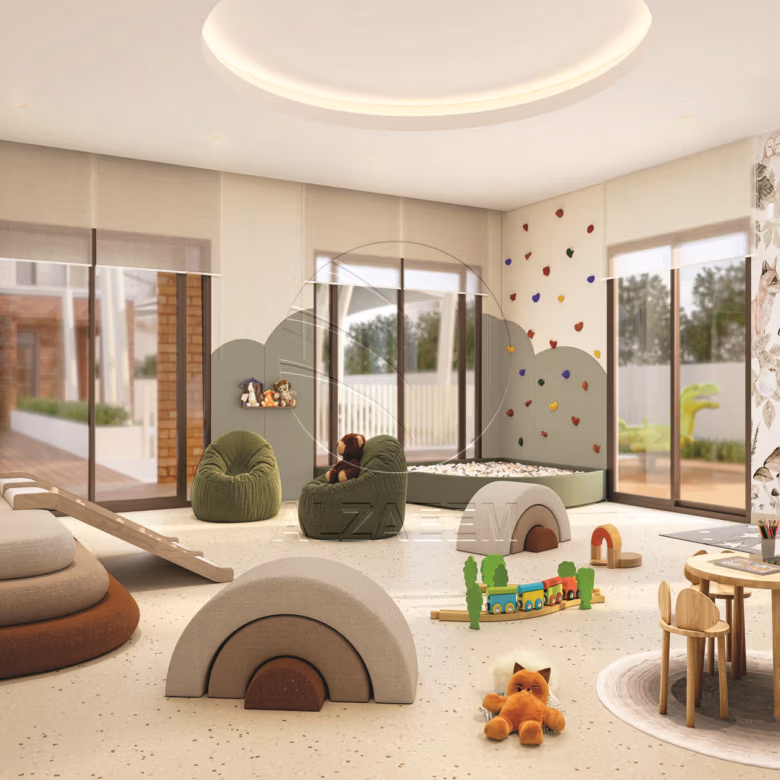 Apartment for Sale in Bloom Living, Zayed City (Khalifa City C). 254 SqM | Corner | Spacious Terrace + Garden