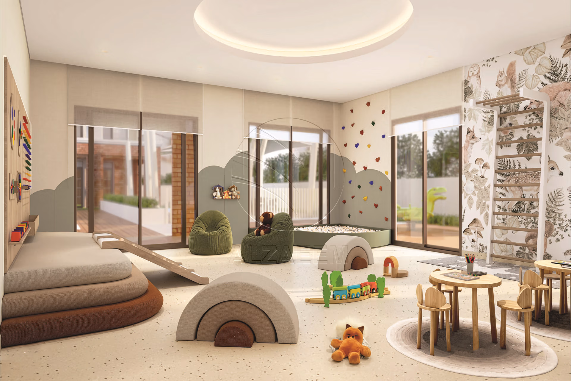 Apartment for Sale in Bloom Living, Zayed City (Khalifa City C). 254 SqM | Corner | Spacious Terrace + Garden