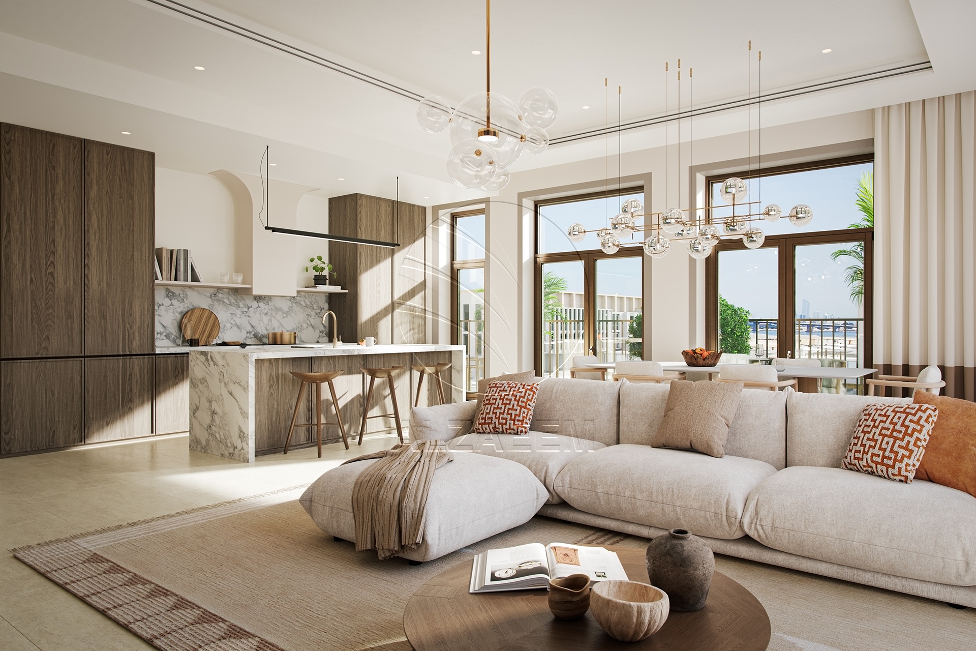 2BR+M | Rare Unit | Best Layout | Amazing Views