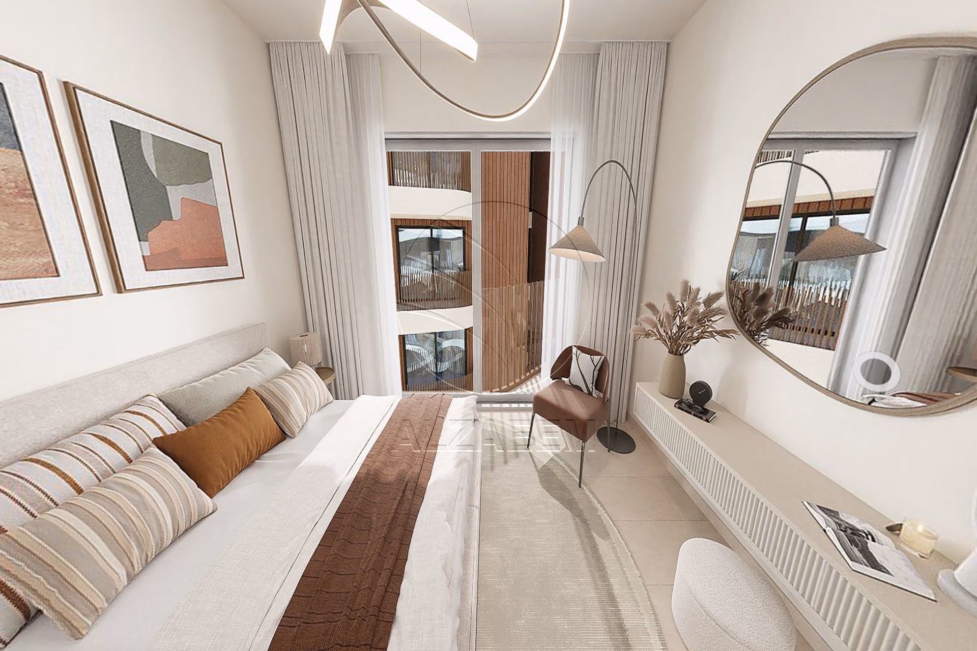Partial Canal and Road View | Premium Living