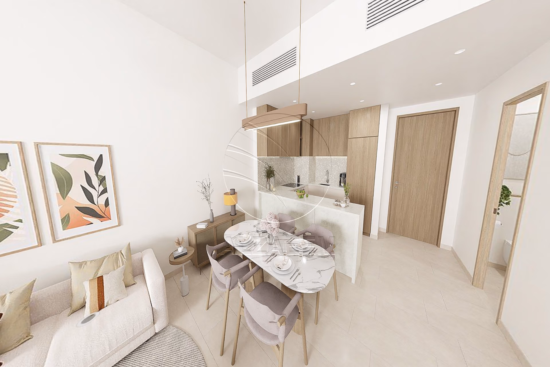 Partial Canal and Road View | Premium Living