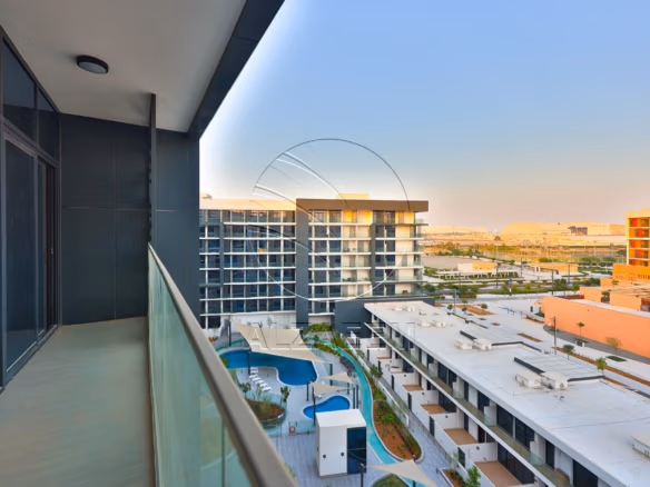 VACANT Furnished Unit + Balcony | Pool View | High Floor