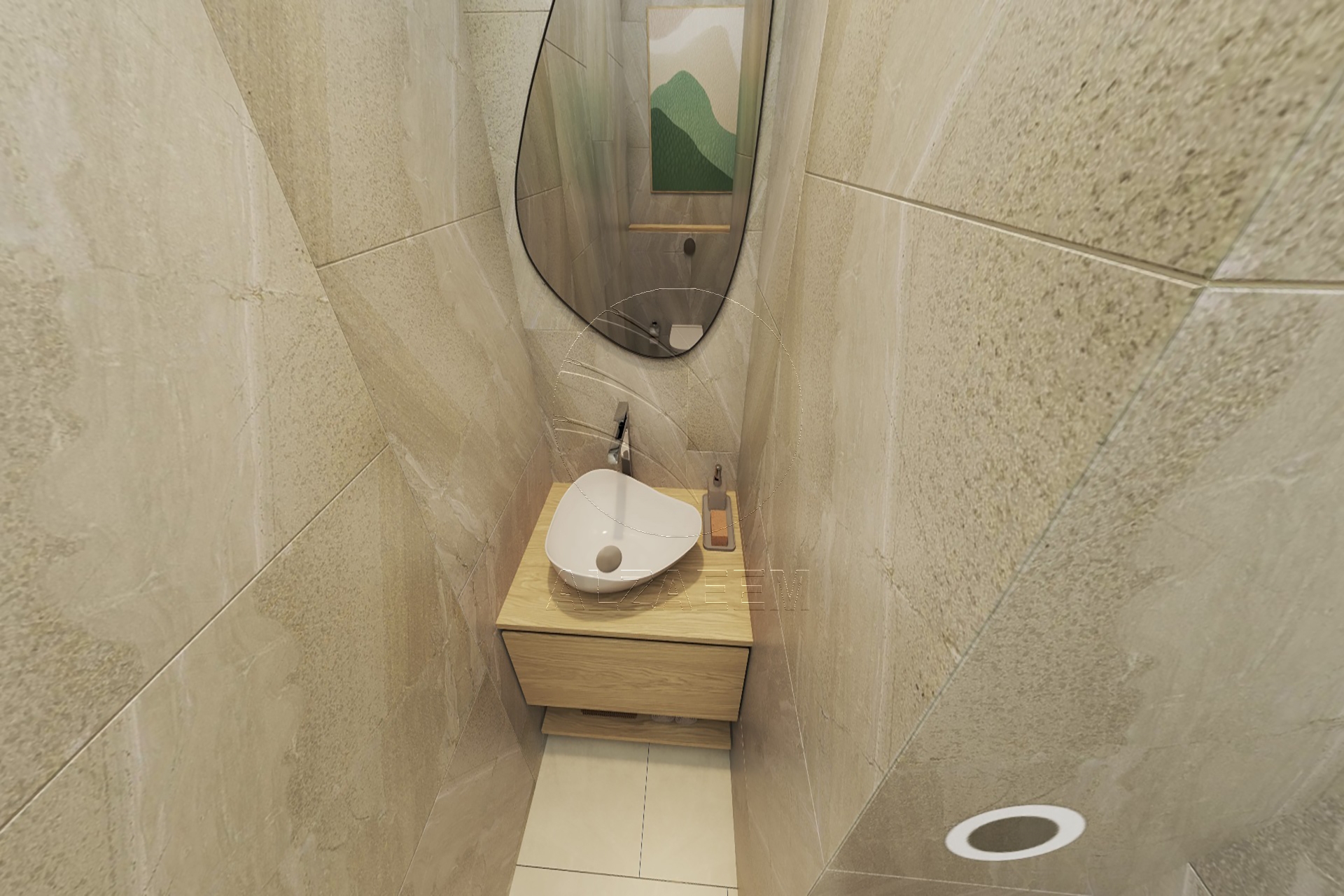 Corner 2BR with Big Terrace Facing the Garden. Apartment for sale in Yas Riva Residences, Yas Island