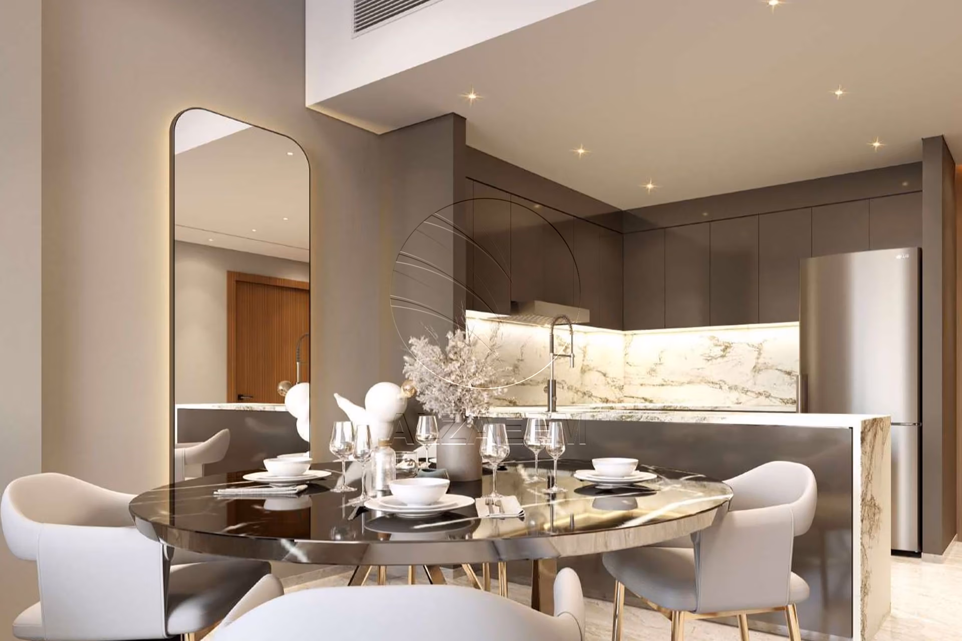 Furnished and Biggest Layout 1BR | High Floor