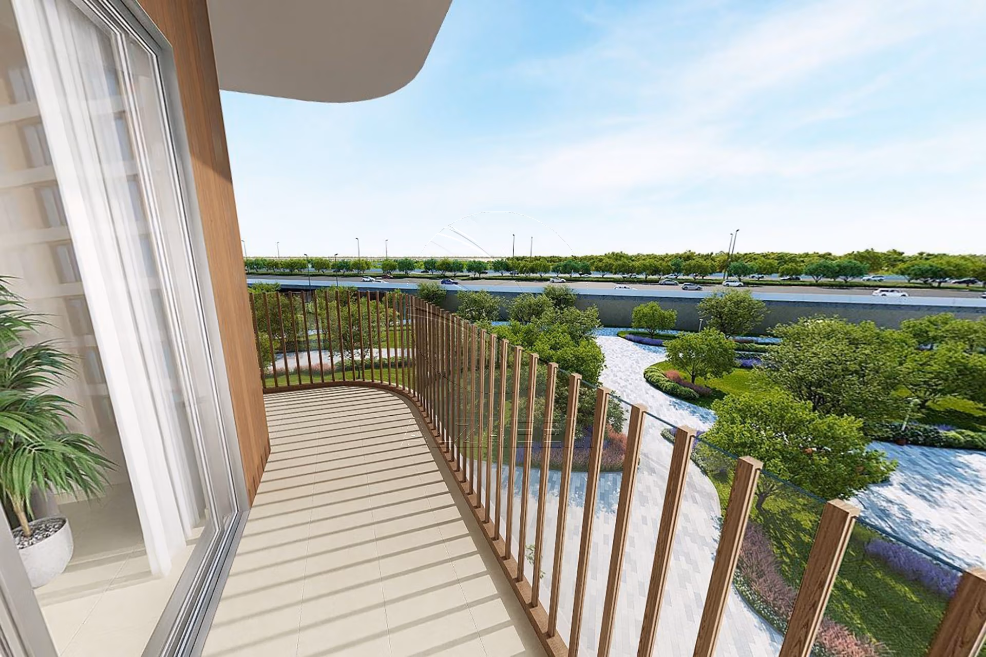 Geniş plan | Künc mənzil | L-formalı balkon