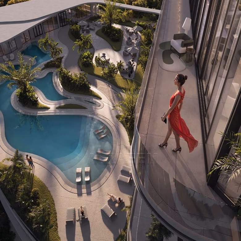 Modern Design| Park and Partial Sea View. Apartment for sale in Radiant Elite Tower, City of Lights, Al Reem Island