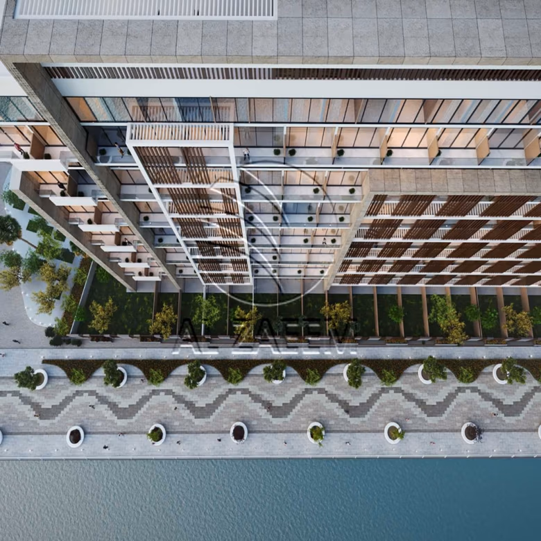 Townhouse for sale in Perla 3, Yas Bay. 3-Level TH | Furnished + Full Canal View