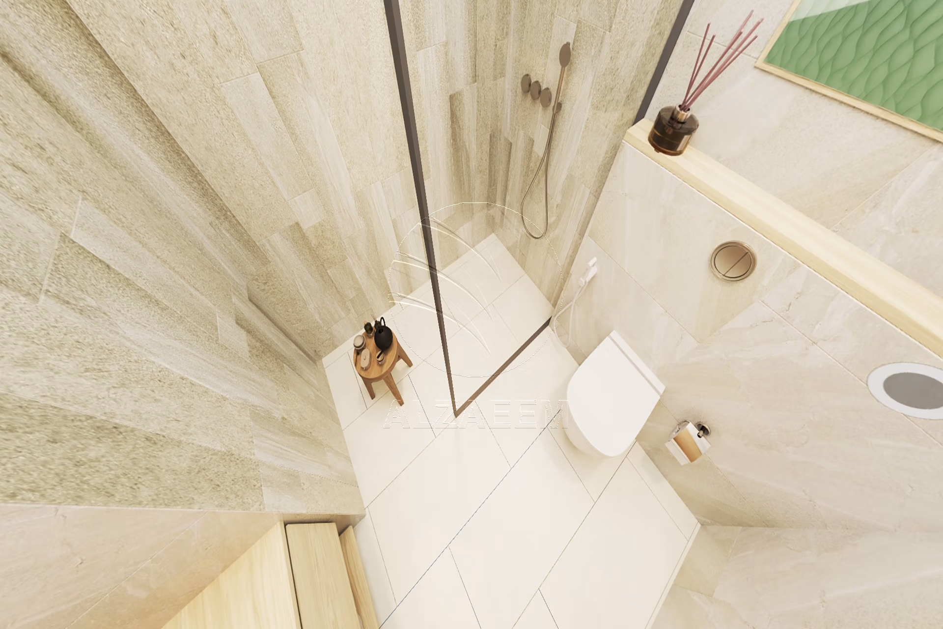 Corner 2BR with Big Terrace Facing the Garden. Apartment for sale in Yas Riva Residences, Yas Island