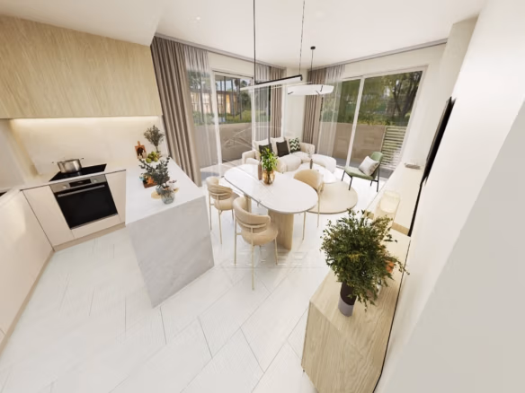 Corner 2BR with Big Terrace Facing the Garden. Apartment for sale in Yas Riva Residences, Yas Island