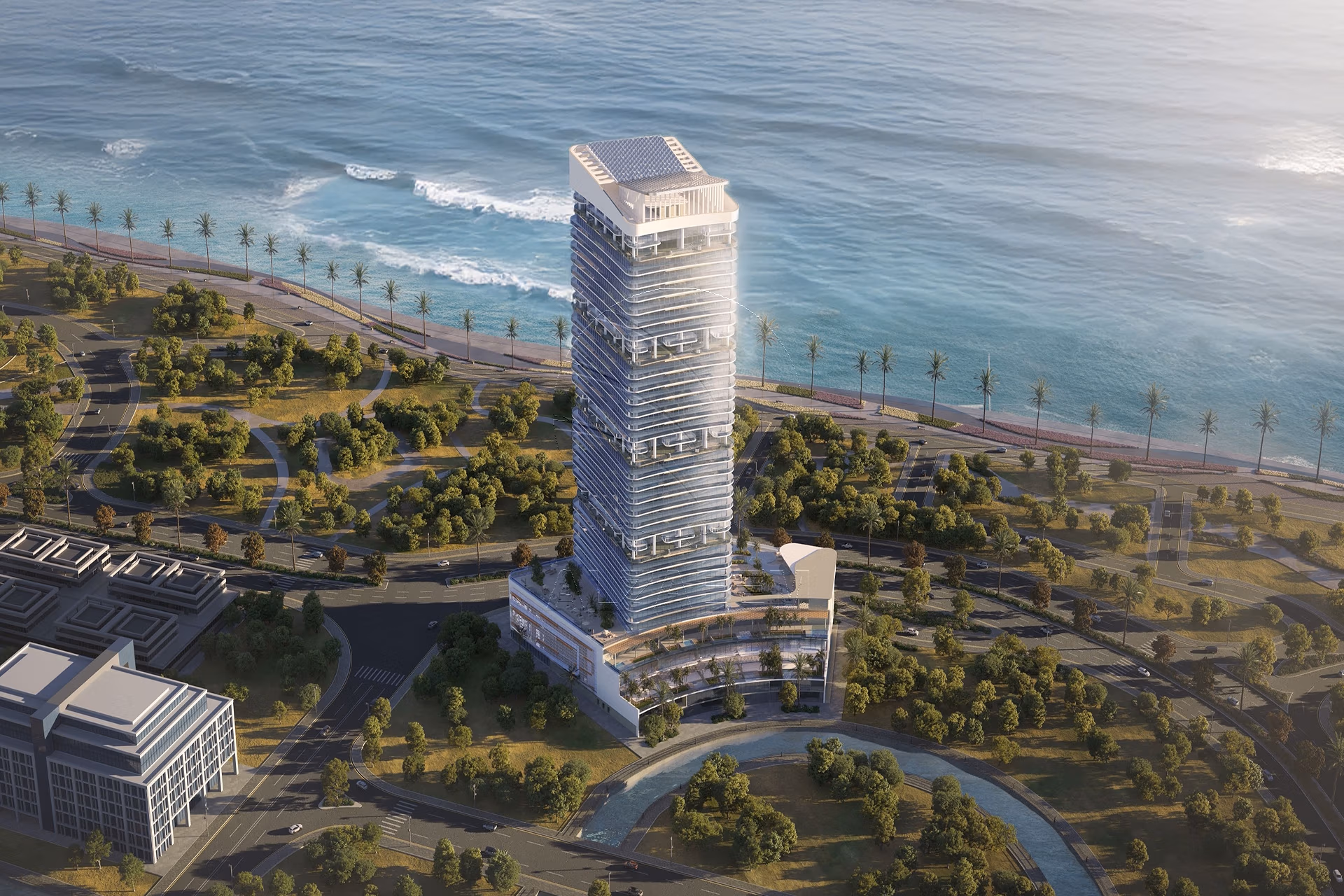 Modern Design| Park and Partial Sea View. Apartment for sale in Radiant Elite Tower, City of Lights, Al Reem Island
