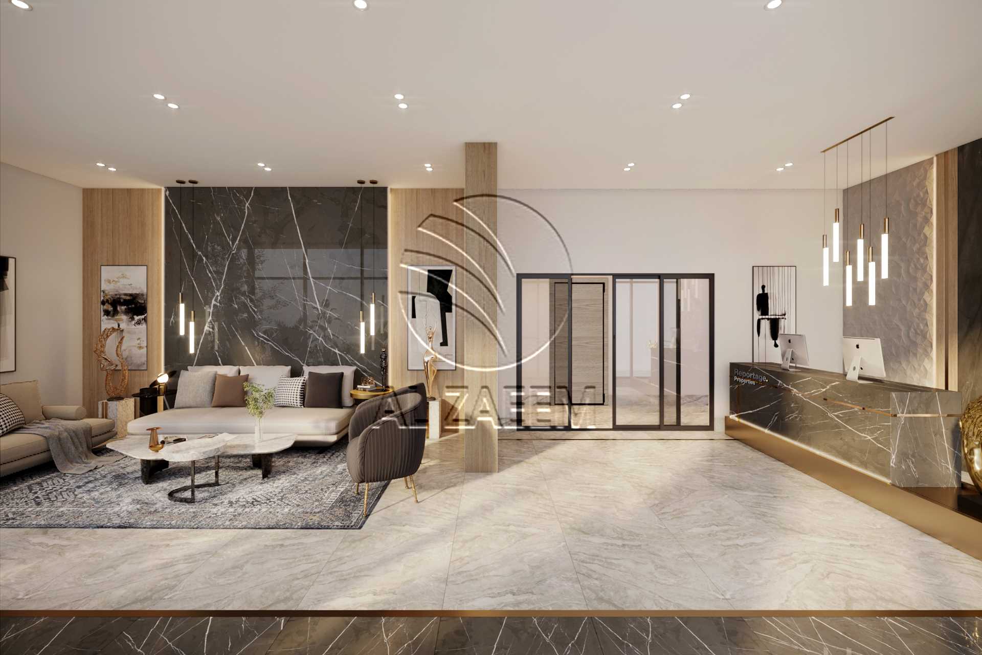 Townhouse for sale in Perla 3, Yas Bay. 3-Level TH | Furnished + Full Canal View