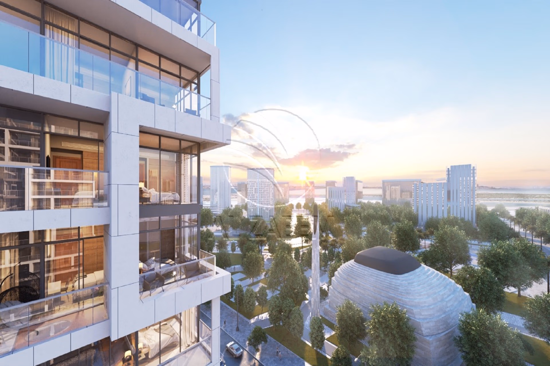 Appartement à vendre à Diva, Yas Island. Meublé | Prix en baisse | Parking | Vue sur la piscine