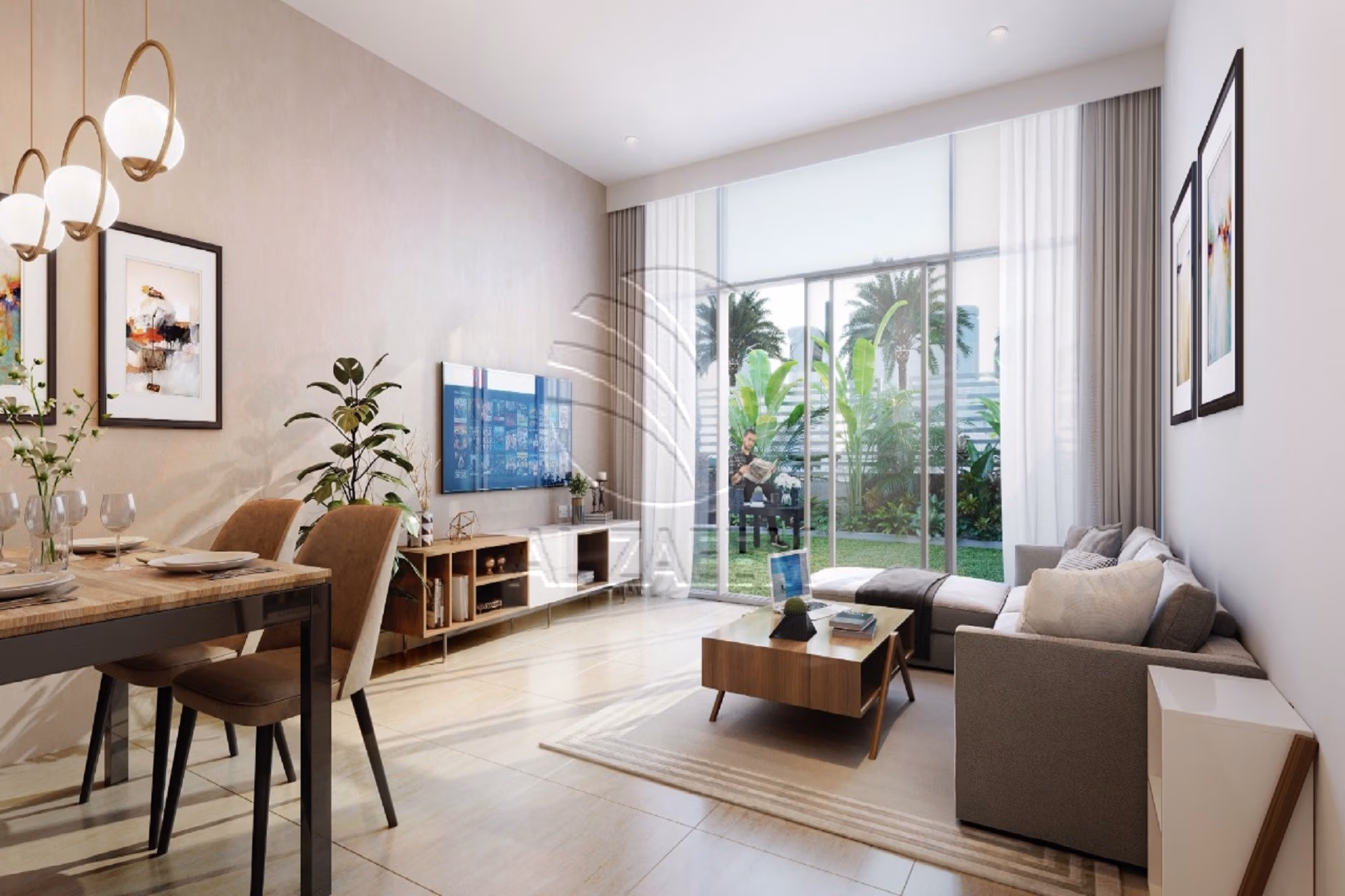 Apartment for sale in Diva, Yas Island. Furnished | Price Dropped | Parking | Pool View