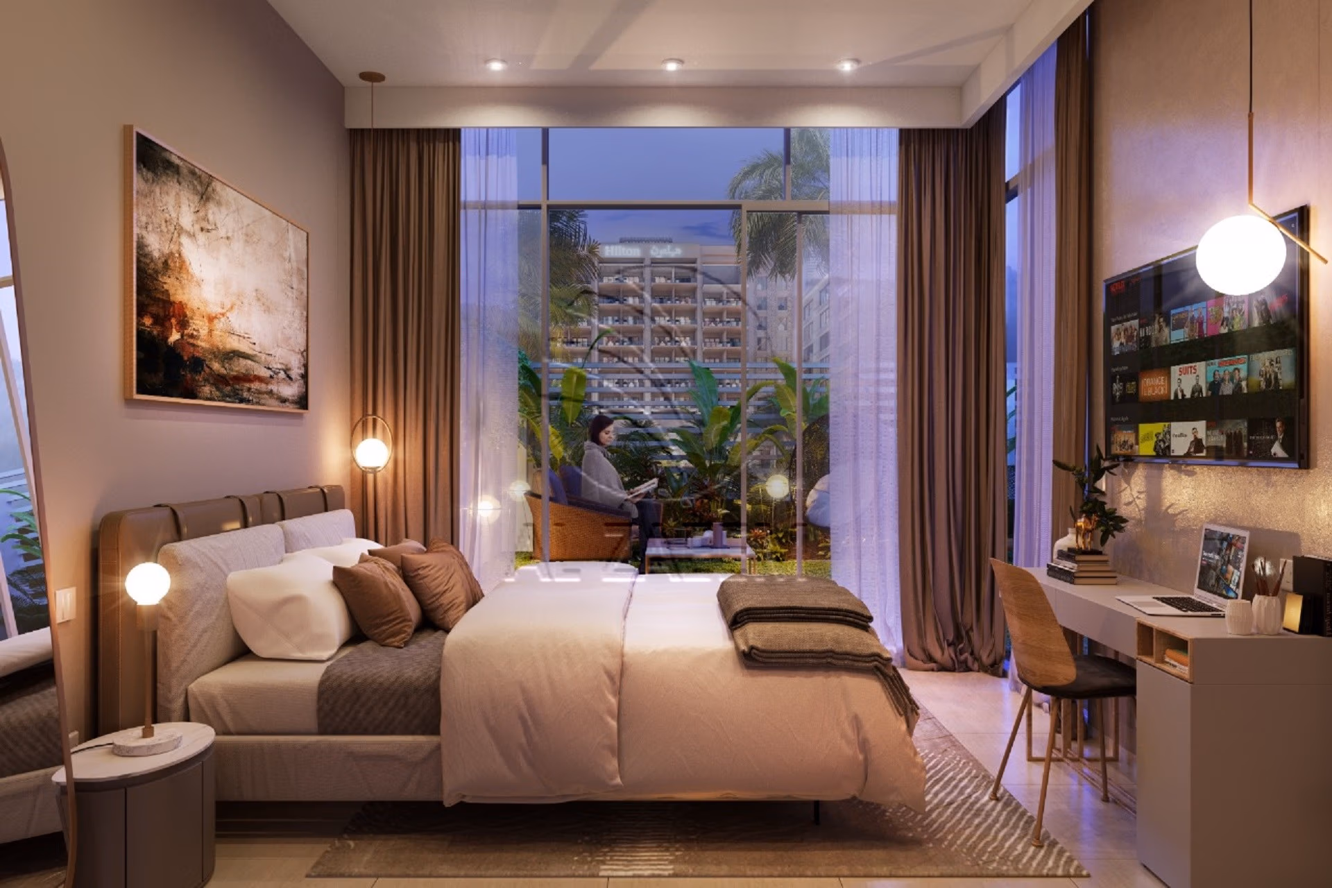 Apartment for sale in Diva, Yas Island. Furnished | Price Dropped | Parking | Pool View