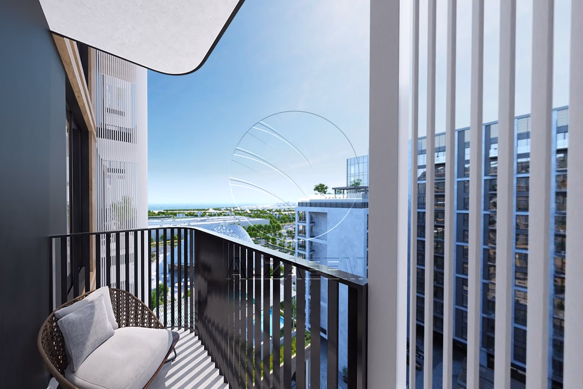 Louvre Museum and Sea View | High Floor