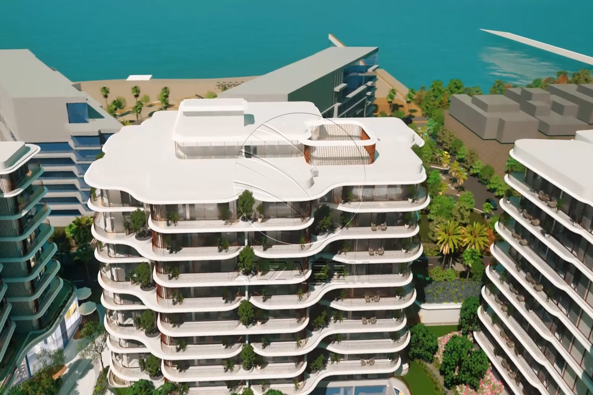 Huge Size 1BR - Mid Level | Community View