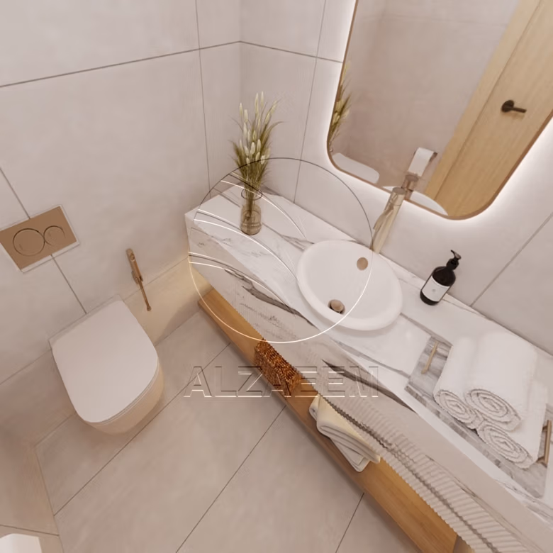 Huge Size 1BR - Mid Level | Community View