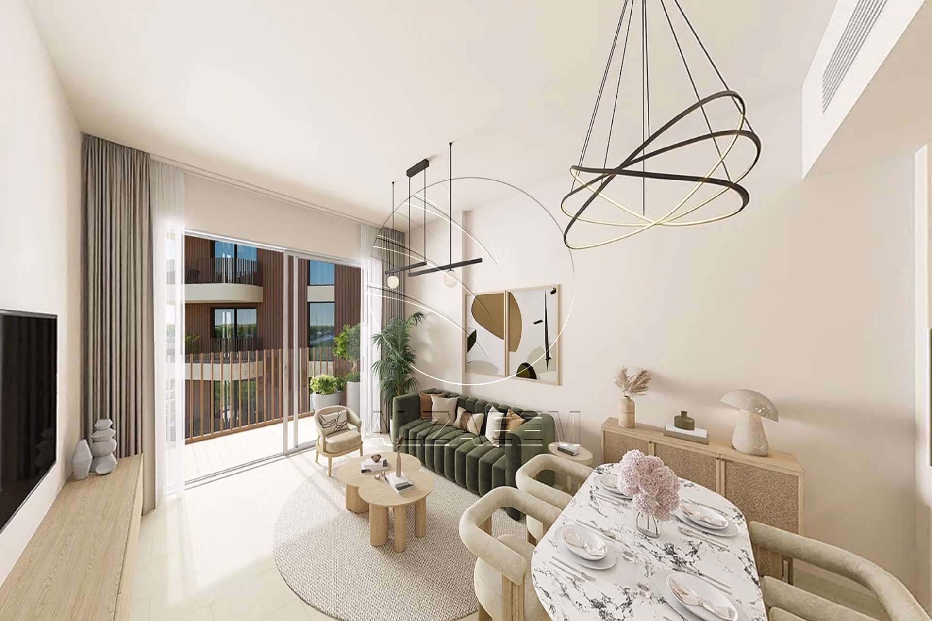 Big Layout | Mid Unit | Community View. Apartment for sale in Gardenia Bay, Yas Island